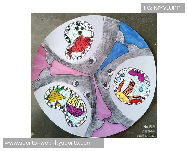 小朋友用画笔描绘心中的篮球明星展现梦想与激情的创意之旅